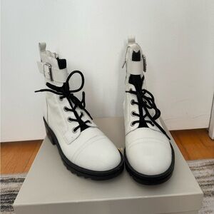 Marc Fisher White Boots